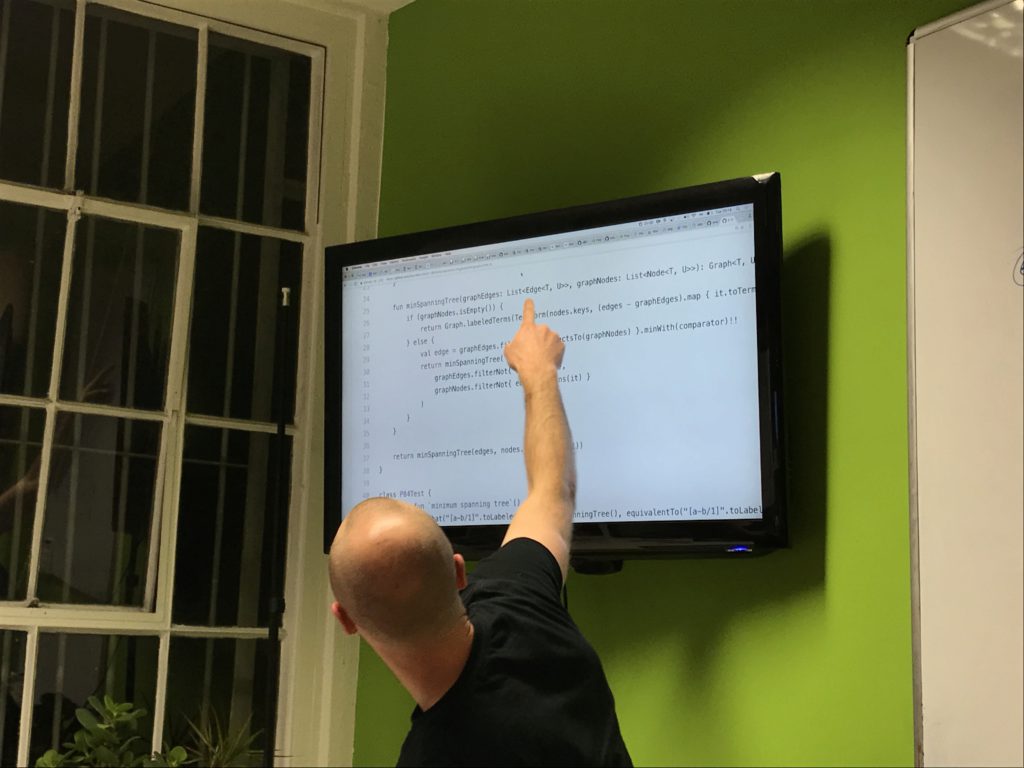 Dmitry Kandalov shows off his own Kotlin implementation of the algorithm