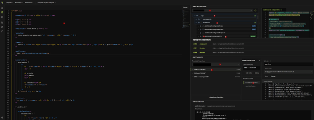 Template Editor Screen