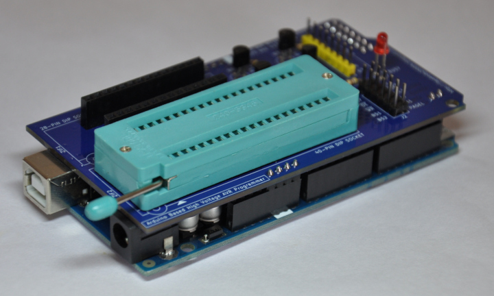 Arduino board with shield