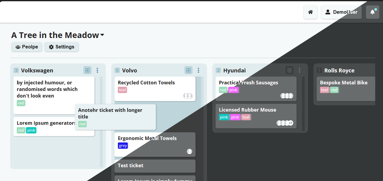 Workflow task board