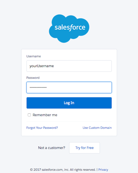 Salesforce Login