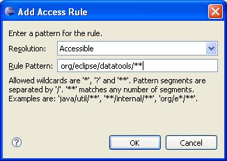 Build path page add access rule.JPG
