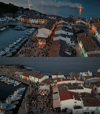 The festival clip with the smallest and the largest file set, stacked