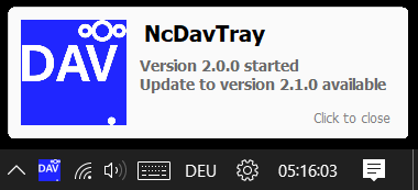Balloon: version started, a newer version is available