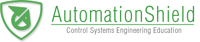 AutomationShield logo and site header.