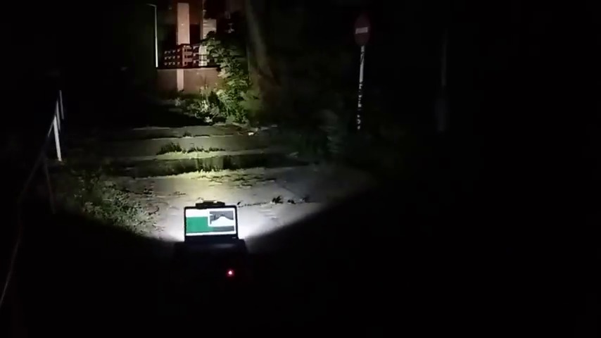 Night outdoor experiment