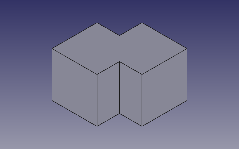 Boolean fuse of two overlapping boxes