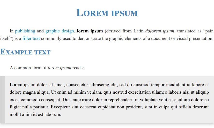 Lorem ipsum - Epsilon