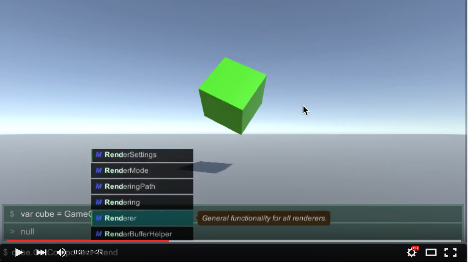 uREPL - In-game powerful REPL environment for Unity3D - YouTube