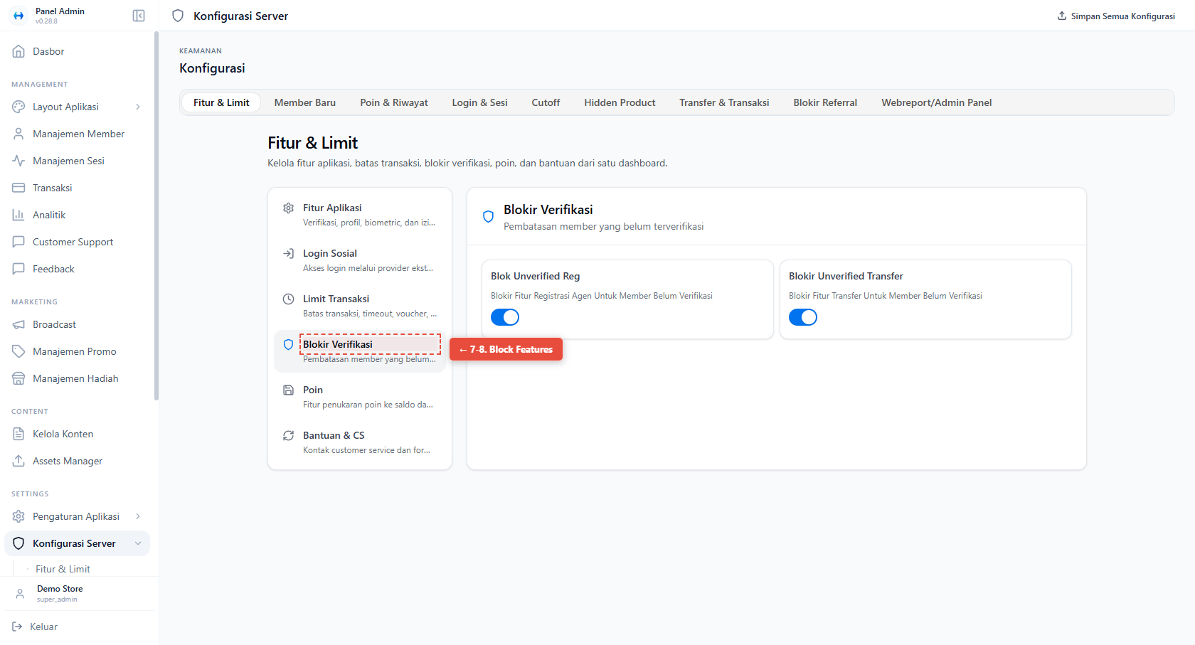 Block Features