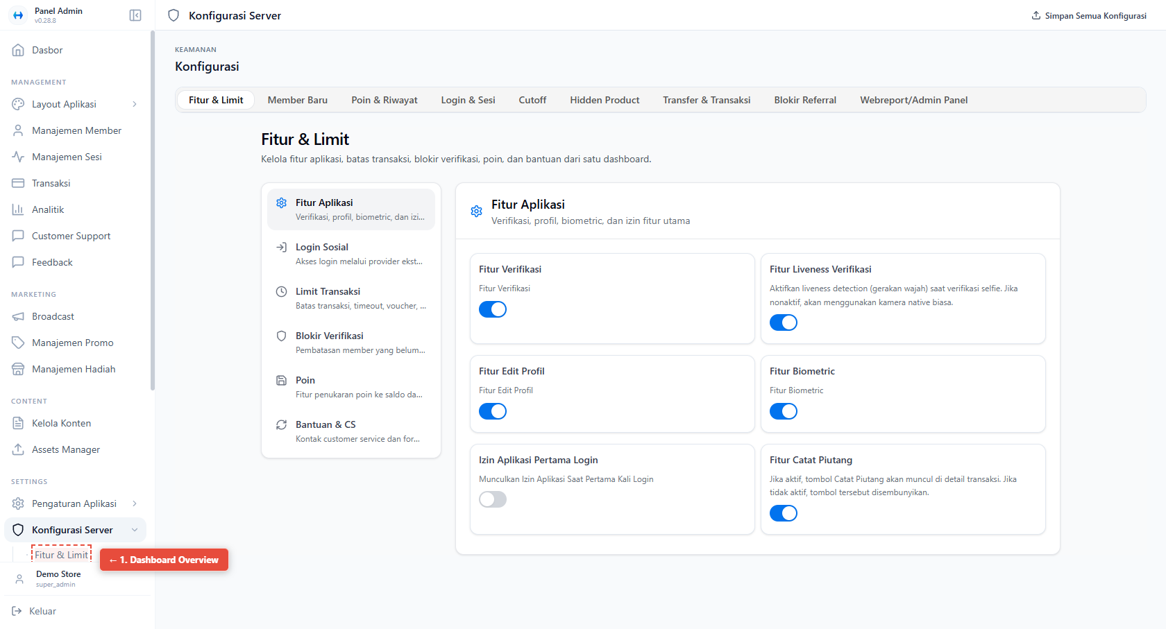 Dashboard Overview