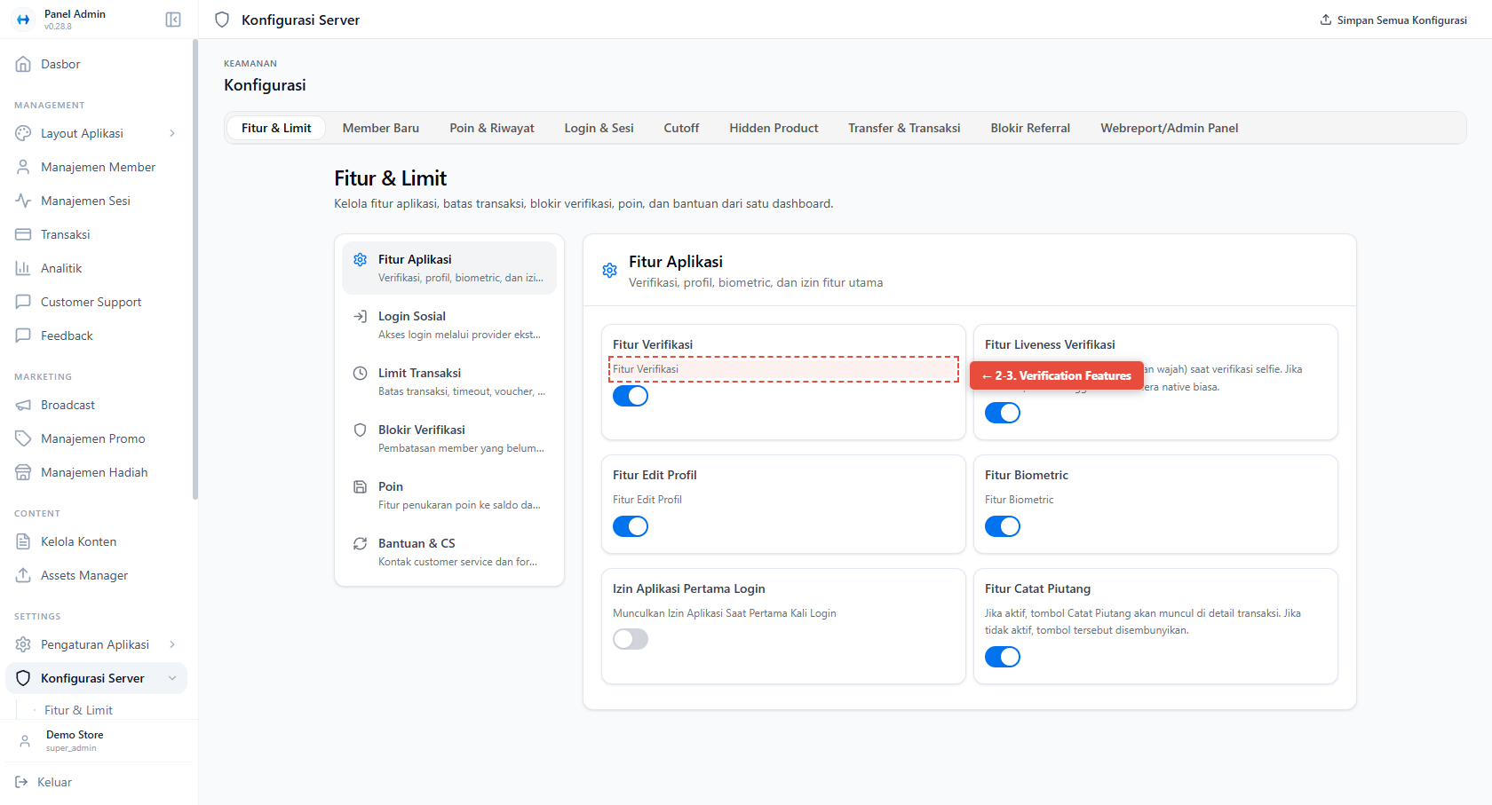 Verification Features