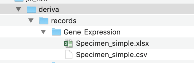 Directory structure: deriva/records/Gene_Expression/Specimen_simple.csv
