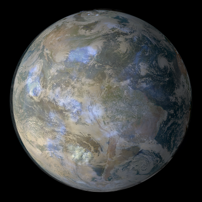 Overlaid: Mars/Earth