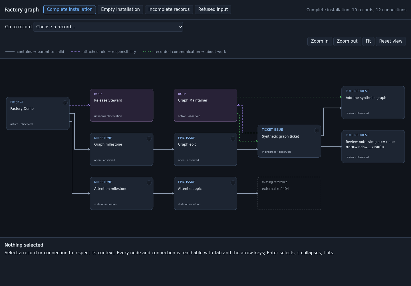 Implemented application on desktop