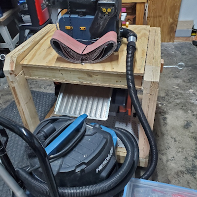 width="100"|Ryobi BDS460 Belt/Disk Sander