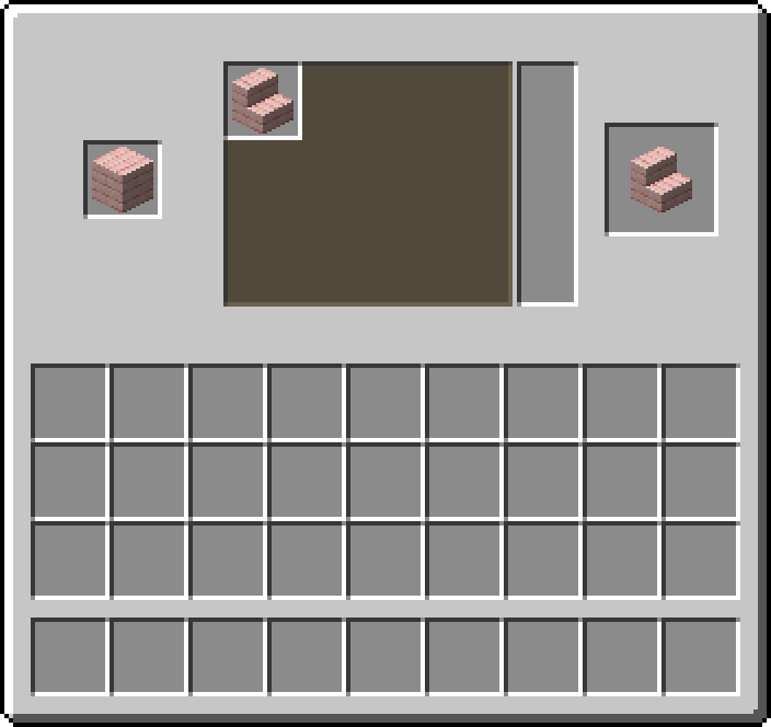 Stonecutter: 1 × Cherry Planks → 1 × Cherry Stairs