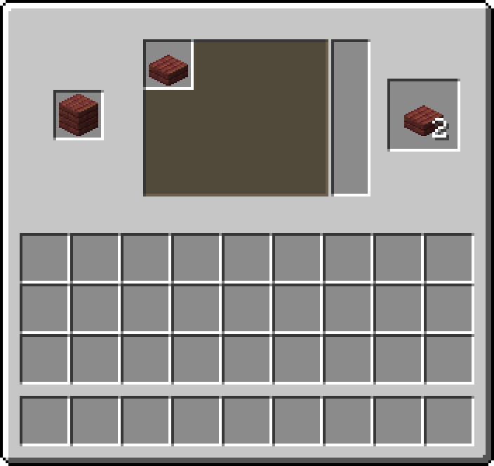 Stonecutter: 1 × Mangrove Planks → 2 × Mangrove Slab