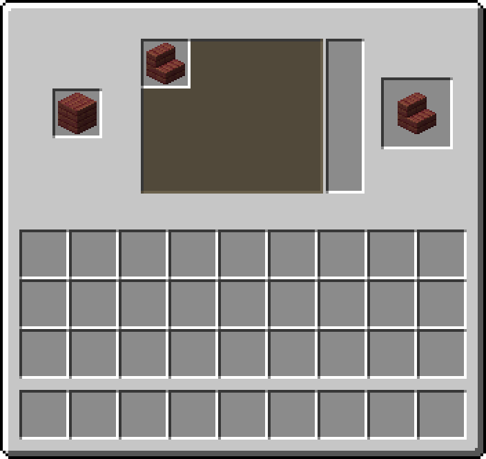Stonecutter: 1 × Mangrove Planks → 1 × Mangrove Stairs