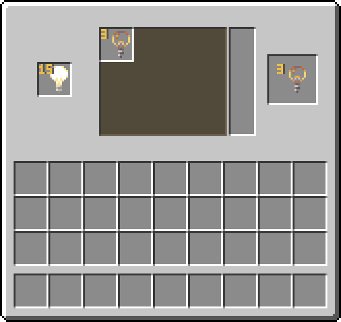 Stonecutter: 1 × Light → 1 × Light — light level 3
