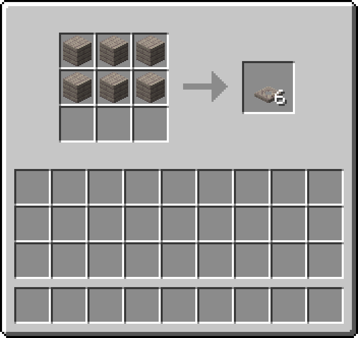Crafting table: 6 × Poplar Planks → 6 × Poplar Trapdoor