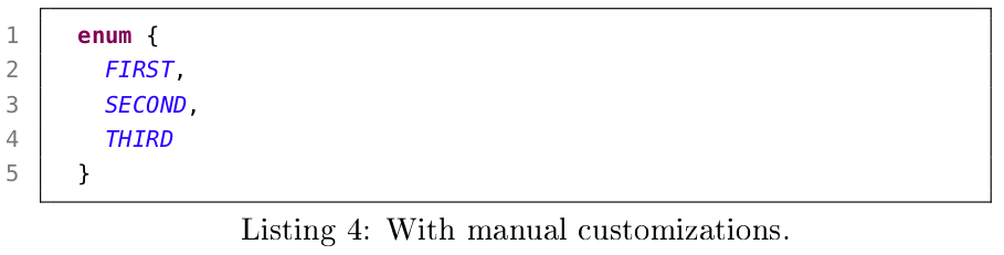 Example Manual Enum