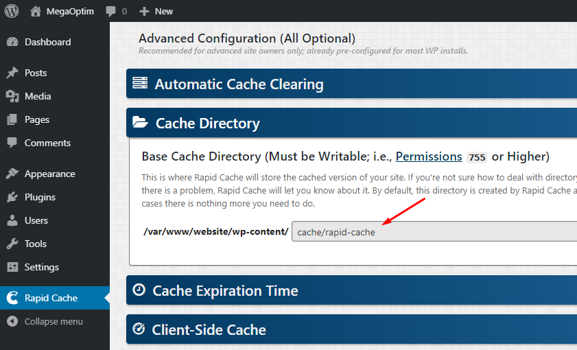 Cache Directory