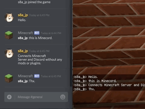 Github Node Link Minecord Connects Minecraft Server And Discord Without Any Mods Or Plugins