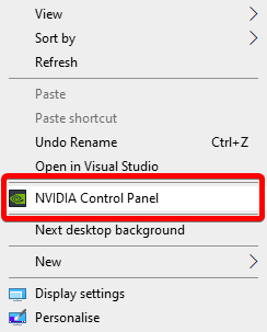 Context menu