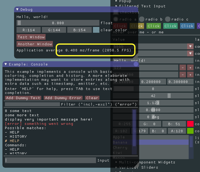 GitHub - ocornut/imgui: Dear ImGui: Bloat-free Graphical User interface for  C++ with minimal dependencies