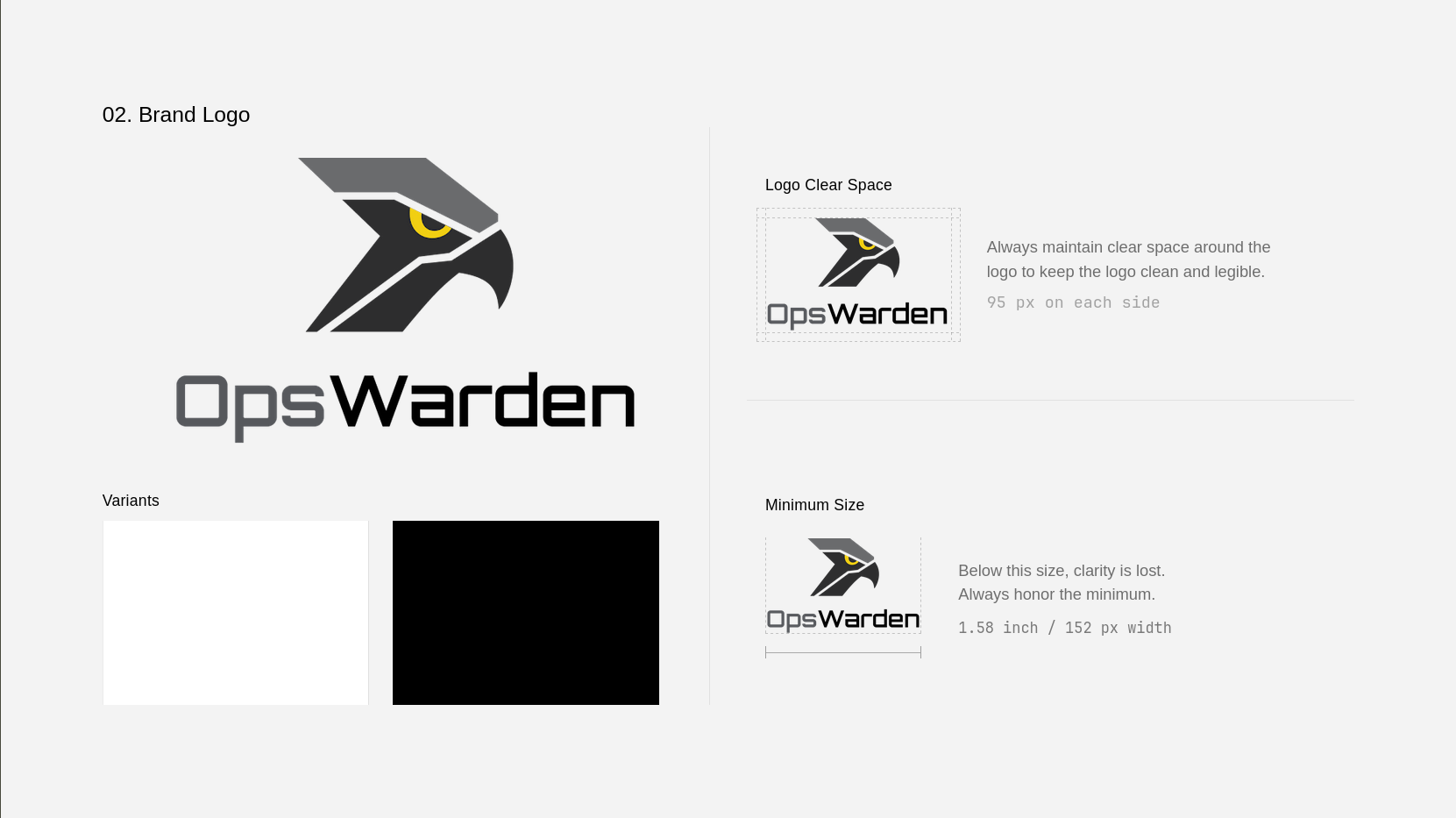 OpsWarden logo exploration