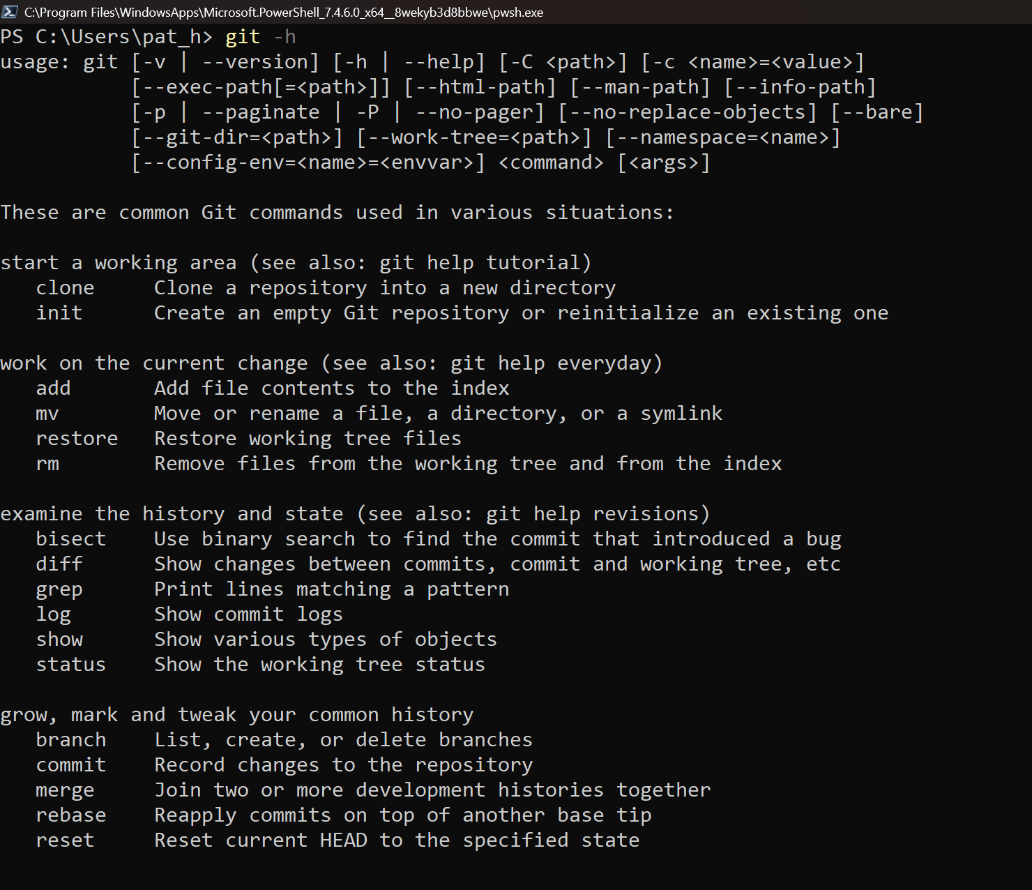 Git Help CLI