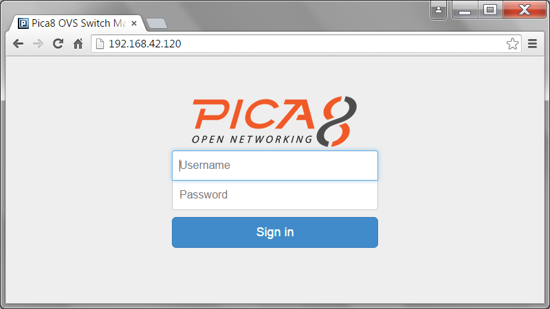 Pica8-web-interface