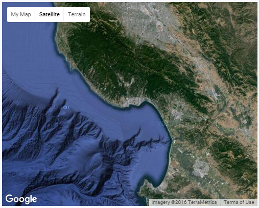 Satellite map example