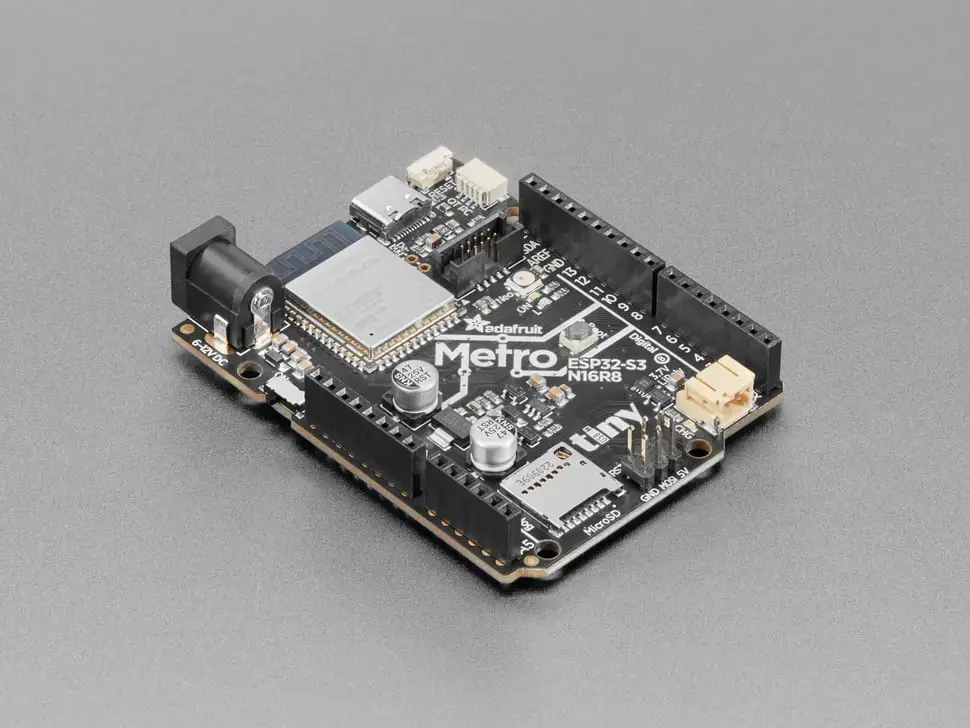 Adafruit Metro ESP32-S3 + W6100 Ethernet Shield