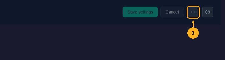 Click the menu button