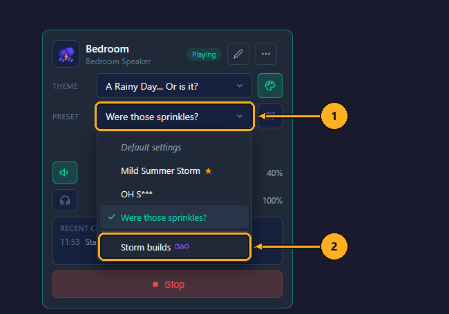 Pick another preset