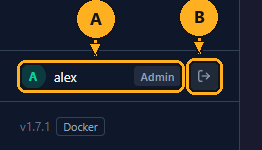 The signed-in user