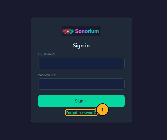 Forgot password?