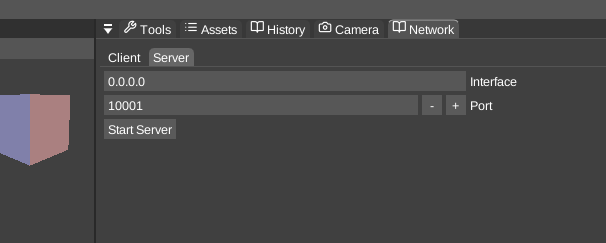 image voxedit server panel