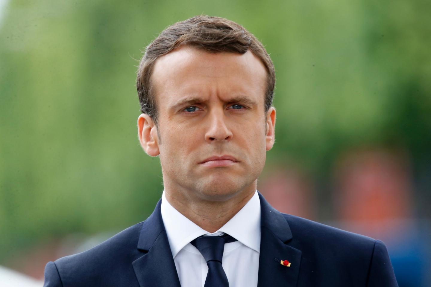 Original image of the French president