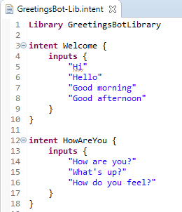 GreetingsBot Library