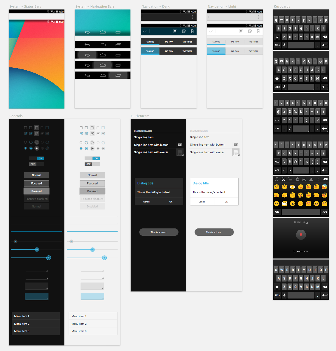 GitHub  wikichensketchandroidkit Android GUI template for Sketch