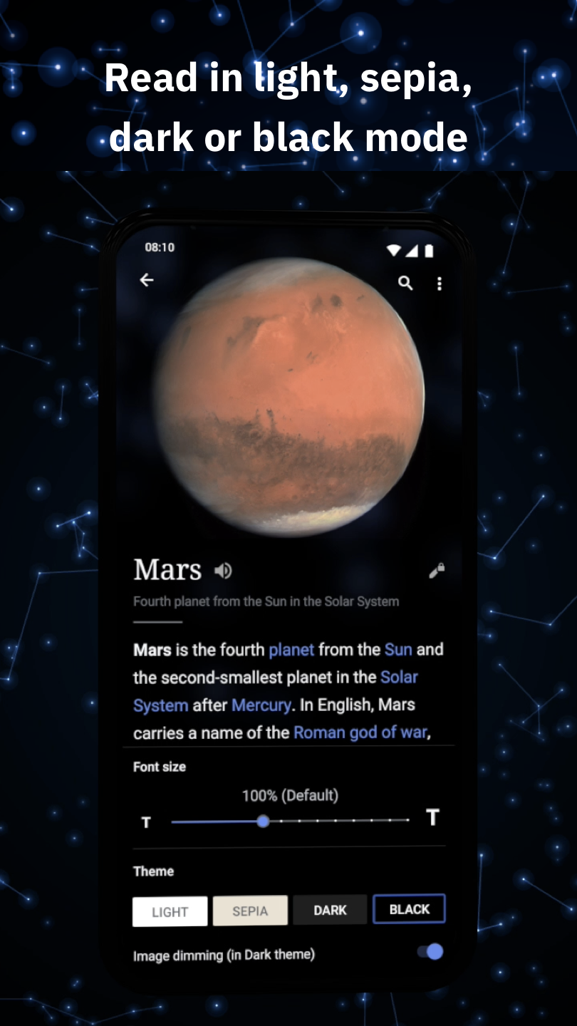 Screenshot 3 of Wikipedia — opens full size