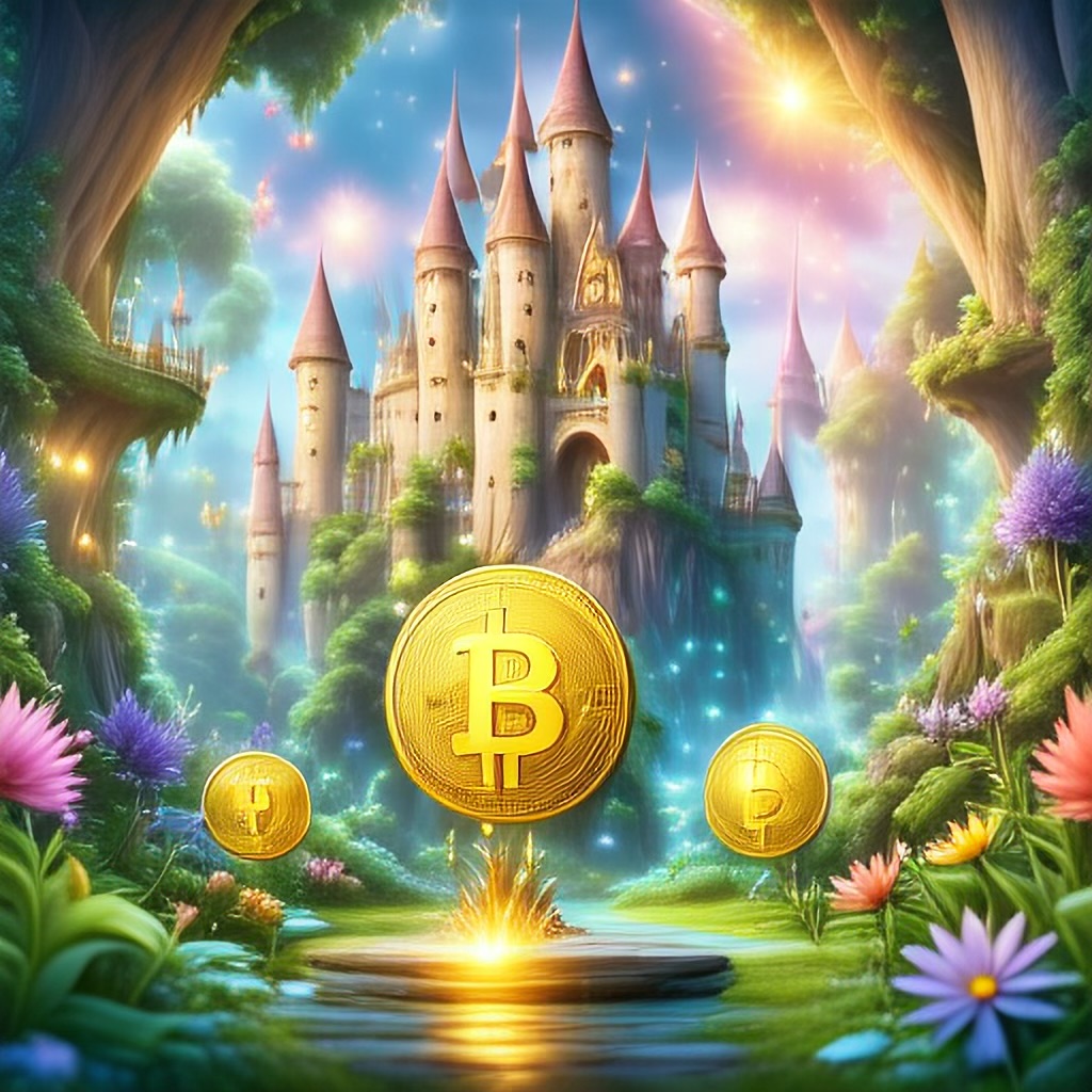 WildNFT #18: Magical Castle in Magical Forest with Bitcoin