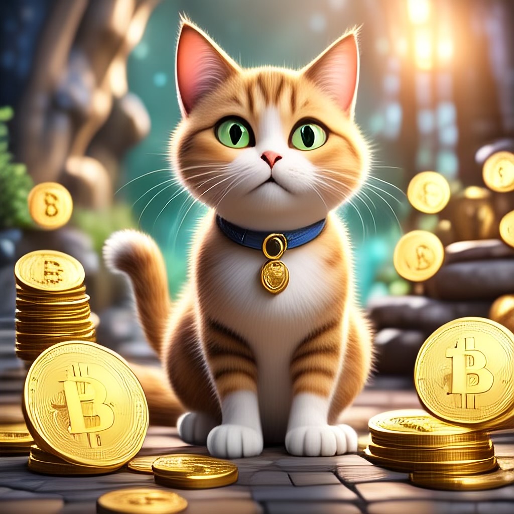 WildNFT #65: Cat at Home with Bitcoin