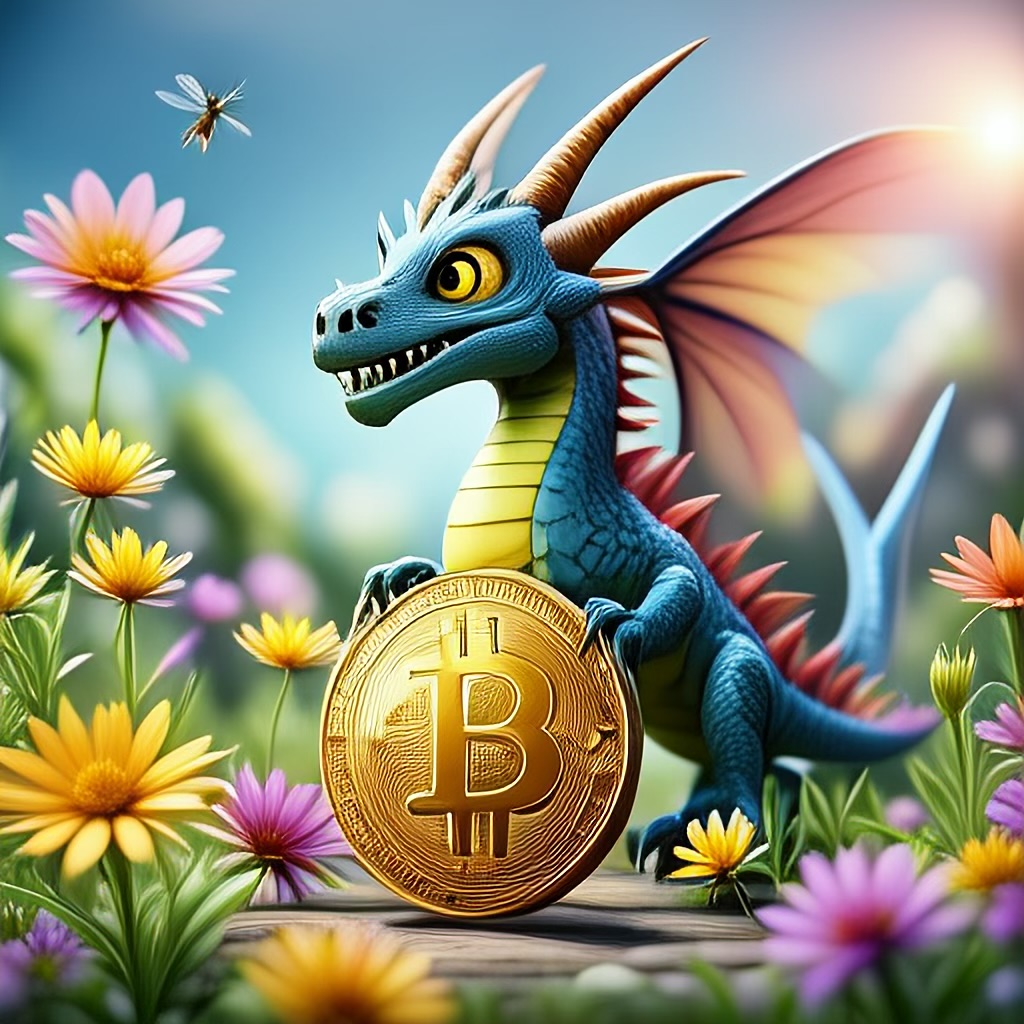 WildNFT #31: Dragon in Magical World with Bitcoin