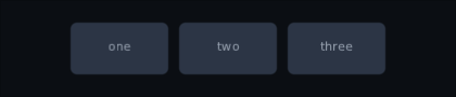 three boxes side by side in a Row
