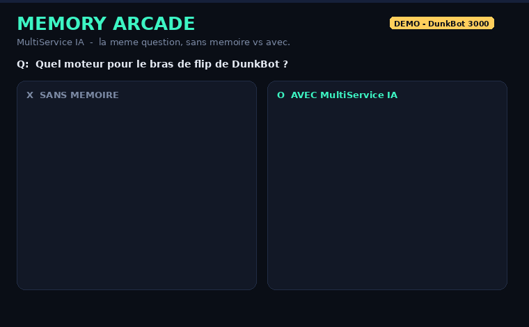 Memory Arcade demo