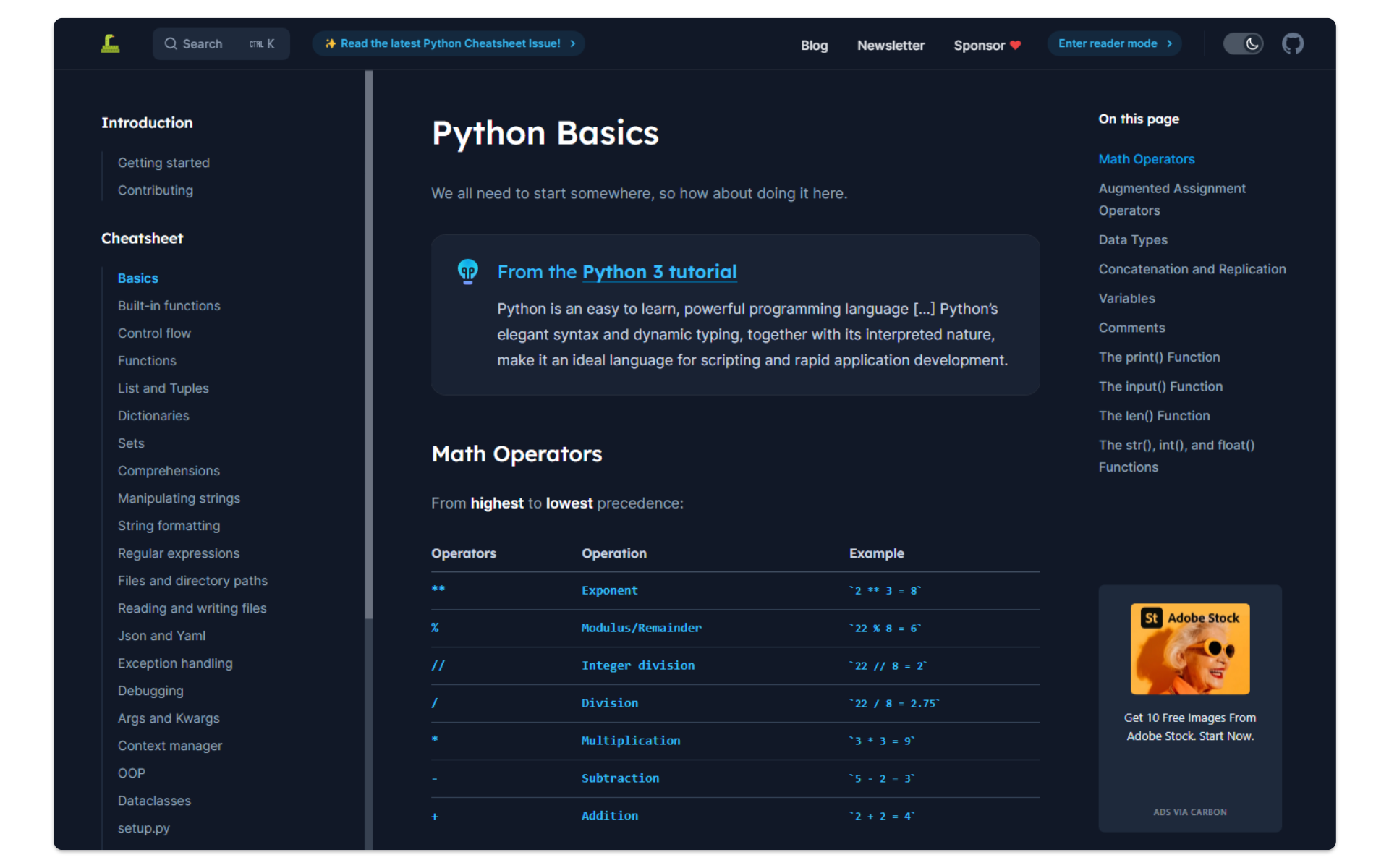 Python Setup.py - Python Cheatsheet